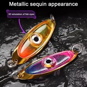 Светодиодная лампа «Рыбий глаз» Водонепроницаемая 3 цвета освещения Привлекательный свет Погружной светильник с глубоким падением Подводная форма глаза Привлекательная лампа для сбора рыбы Рыбалка фиолетовый