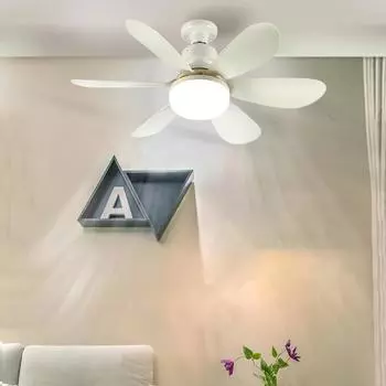 Светодиодная лампа с цоколем E27, светодиодная лампа с цоколем E27, 42 см, потолочный вентилятор с дистанционным управлением, для помещений, потолочный вентилятор с регулируемой яркостью для спальни, кухни