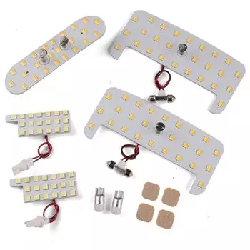 Светодиодная лампа салона для Toyota Esquire 80 touch 3 цвета, набор Voxy, Noah, серия, тип, переключение, 7 предметов