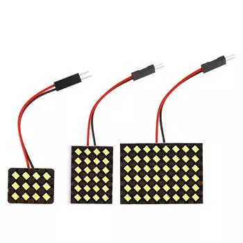 Светодиодная лампа SMD для салона автомобиля, купольная панель для чтения, лампа накаливания 12 lights