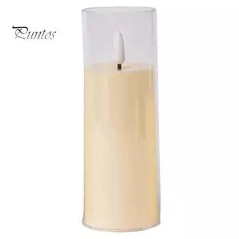 Светодиодная лампа-свеча, реалистично выглядящая, беспламенная, на батарейках, мерцающая поддельная свеча, украшение для вечеринки B