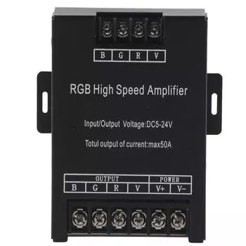 Светодиодная лампа усилителя сигнала RGB светодиодная лента контроллер питания повторитель модуль DC5-24V