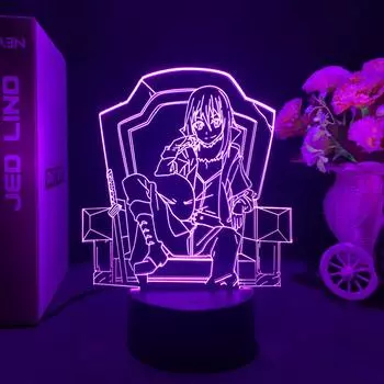 Светодиодная лампа «В тот раз я перевоплотился в слизь» Rimuru Tempest для декора детской комнаты, настольные лампы, фигурка слизи Isekai, светодиодный датчик света