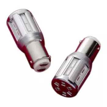 Светодиодная лампа VALENTI S25 угловая с контактами обычная красная 150°/180° VL58-S25-RE красный