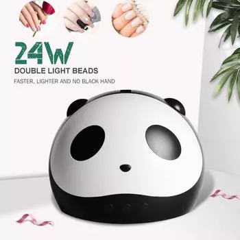 Светодиодная лампа VANREESA 24 Вт, сушилка для ногтей, светодиодная УФ-лампа для сушки гель-лака, таймер, автоматический датчик, маникюрные инструменты None белый
