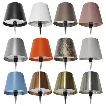 Светодиодная лампа в виде бутылки вина, 3 цвета, настольная лампа для использования в помещении и на улице (Покрытие серебром)