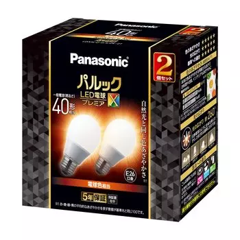 Светодиодная лампочка Panasonic Parlook с диаметром цоколя 26 мм Premier
