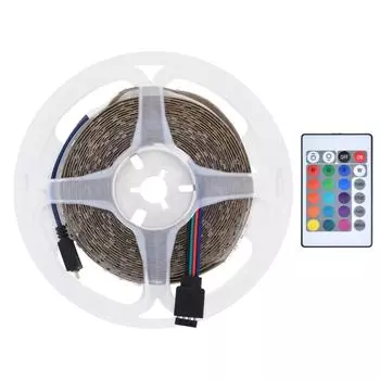 Светодиодная лента 2835 5 В 16?Цвета 4?Режимы 5?Светодиодная лента RGB 60LED/M с питанием от USB и регулировкой яркости для