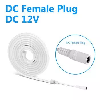 Светодиодная лента DC12V Neon light Водонепроницаемая гибкая лента для украшения сада на открытом воздухе Желтый Красный Синий Розовый Теплый Белый 1m синий