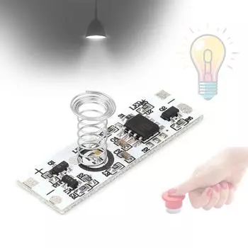 Светодиодная лента для шкафа Сенсорные выключатели Удобные и простые в использовании выключатели Модульные эффективные сенсорные выключатели Простая установка