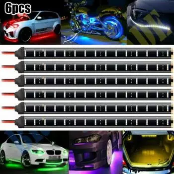 Светодиодная лента гибкая белая лампа 15SMD 6 шт. белый