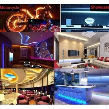 Светодиодная лента IP65 Водонепроницаемая 49,2 футов 15 м RGB шнур освещения Изменение цвета