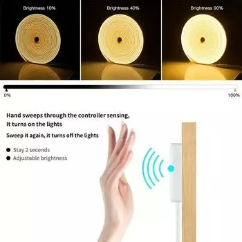 Светодиодная лента неоновых огней DIY неоновая вывеска индукционный датчик 5 В USB диммируемая гибкая веревочная лампа трубка IP65 водонепроницаемая подсветка для домашнего телевизора 1m теплый белый