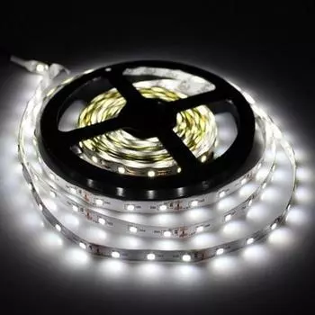 Светодиодная лента постоянного тока 12 В 2835 SMD 5M, рулон ленты для ленточной лампы для наружного освещения 5 M белый