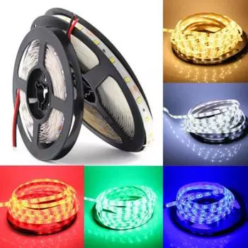 Светодиодная лента постоянного тока 12 В 2835 SMD 5M, рулон ленты для ленточной лампы для наружного освещения 5 M белый