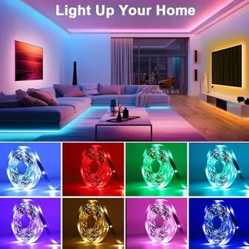 Светодиодная лента RGB с дистанционным управлением Luces Led Room Light Гибкая USB-лента для украшения комнаты Диодная лента для подсветки телевизора 0.5m