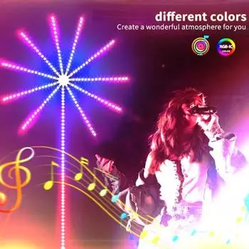 Светодиодная лента RGB с поддержкой Wi-Fi и Bluetooth, интеллектуальная светодиодная подсветка, синхронизация музыки, дистанционное управление