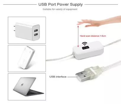Светодиодная лента с ручным управлением PIR 5V USB датчик движения подсветка ВКЛ ВЫКЛ телевизор кухня под шкафом лампа для домашнего декора вечеринки