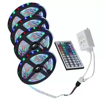 Светодиодная лента SMD 3528 RGB с гибким пультом дистанционного управления 20 м + пульт дистанционного управления