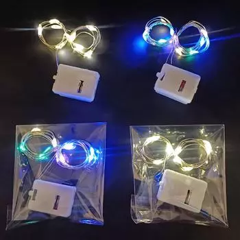 Светодиодная лента Star Light Strip длиной 1 м - цветочное оформление с маленькими цветными огнями 1 meter, individual packaging