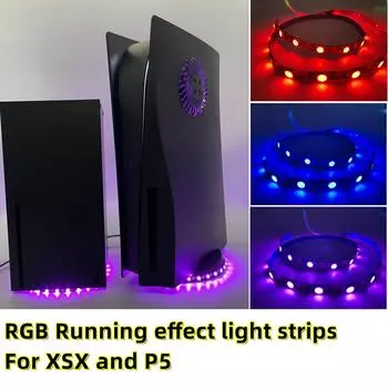 Светодиодная лента Стойка RGB LED Light Светящаяся основа Цветные светодиодные ленты с изменением цвета Запасные части Декор для атмосферного освещения