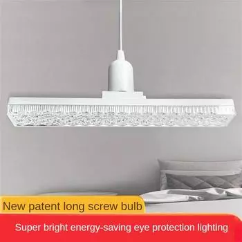 Светодиодная лента супер яркая E2718W/24W винтовой потолочный светильник бытовой высокой мощности яркость длинный хрустальный светильник 18W-white light
