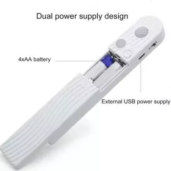 Светодиодная лента Водонепроницаемая Самоклеящаяся без мерцания Легко устанавливается Автоматическое включение/выключение Световая лента с инфракрасным датчиком движения 1M теплый белый