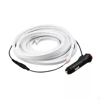 Светодиодная лента в багажнике автомобиля, простая установка, гибкая силиконовая, водонепроницаемая, для модели Y Blue Light