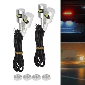 Светодиодная лицензия для мотоцикла с длительным сроком службы, супер яркий белый цвет