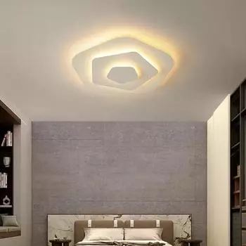 Светодиодная люстра для спальни, гостиной, современные потолочные светильники, внутреннее освещение, люстра Cloud Art, алюминиевая, с регулируемой яркостью Luminaria warm light