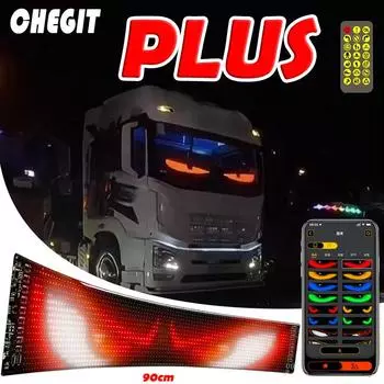 Светодиодная матрица пиксельная панель свет Bluetooth приложение 5V USB управление прокрутка реклама светодиодный автомобильный знак анимация программируемая для автомобиля Sho