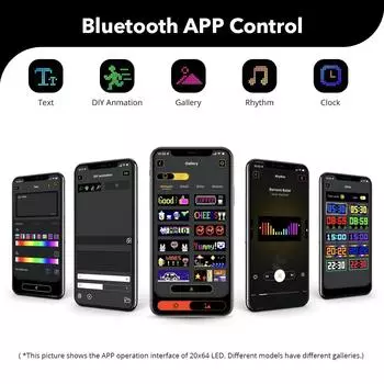 Светодиодная матричная пиксельная панель DIY прокручивающаяся ночная лампа USB 5V умный экран текстовая анимация водонепроницаемый гибкий дисплей для бара автомагазина USB 10W