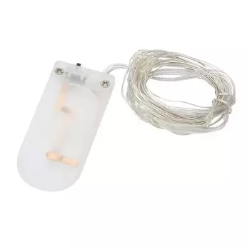 Светодиодная медная проволока Красивые водонепроницаемые гирлянды для DIY Домашний двор Вечеринка УкрашениеФиолетовый фиолетовый