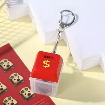 Светодиодная механическая клавиатура брелок ПВХ ключ ось тестер декомпрессионный кулон дети взрослые Style 5