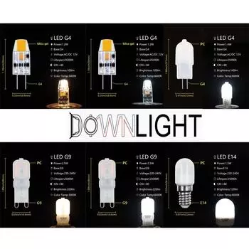 Светодиодная мини-кристаллическая лампа для холодильника G4 G9 AC/DC 12 В AC220 В теплый белый свет, подходит для люстр, бытовых приборов