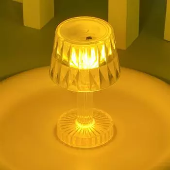 Светодиодная мини-настольная лампа с кнопкой питания от аккумулятора, настольная лампа, товары для домашнего освещения