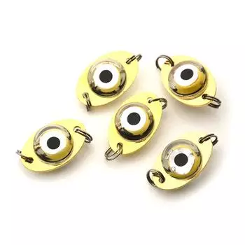 Светодиодная мини-вспышка для рыбы, приманка, лампа, глубокая капля, подводная форма глаза, рыбалка, кальмар зелёный