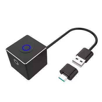 Светодиодная мышь Jiggler Clicker Красный Синий Двухцветная инфракрасная индукционная вертикальная подсветка мыши Необнаружимая для имитации движения мыши WIRED