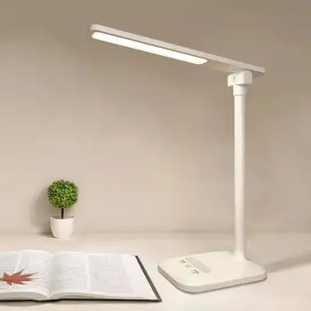 Светодиодная настольная лампа, 3 уровня, сенсорный ночник с регулируемой яркостью, USB перезаряжаемая защита глаз, складная настольная лампа для спальни, прикроватная тумбочка