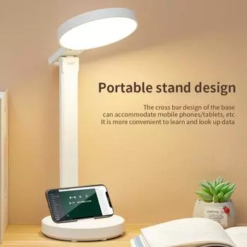 Светодиодная настольная лампа для защиты глаз, стол для студентов, зарядка через USB, обучение, детское общежитие, спальня, прикроватный ночник для чтения A 20 led
