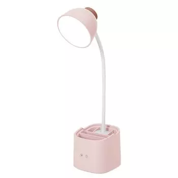 Светодиодная настольная лампа Fantasee, 3 режима освещения с сенсорным затемнением, 9 уровней яркости, перезаряжаемая настольная лампа с держателем для детей, студенческого общежития, офиса, ручки/телефона