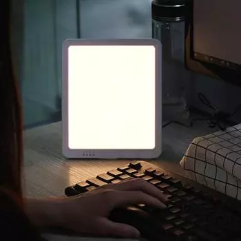 Светодиодная настольная лампа полного спектра Yousheng с регулируемой цветовой температурой, интеллектуальная светодиодная лампа с затемнением, прикроватная лампа белый