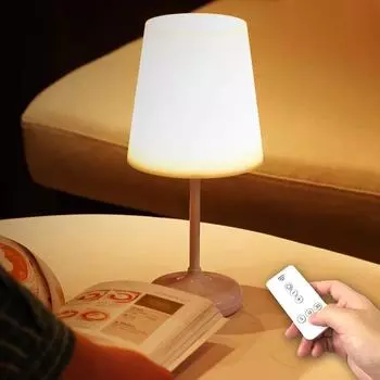 Светодиодная настольная лампа, простой интеллектуальный пульт дистанционного управления, сенсорный, креативный, небольшой ночник, атмосфера спальни, свет, 10 уровней затемнения