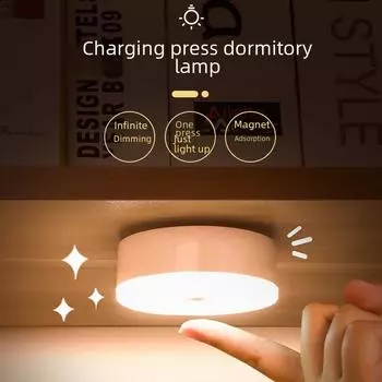 Светодиодная настольная лампа с зарядкой от USB и защитой глаз для студенческих общежитий и использования у кровати 1W