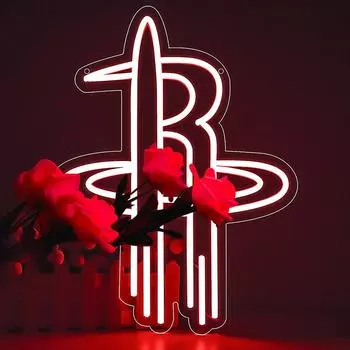Светодиодная неоновая вывеска на день рождения, подарки для мальчиков-подростков, неоновая вывеска для общежития, клуба, офиса, настенное искусство или декор игровой комнаты красный