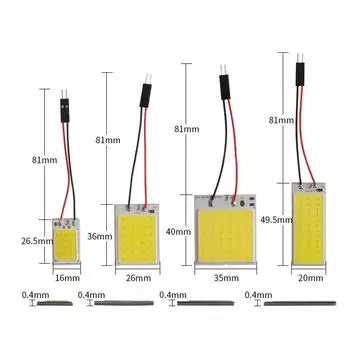 Светодиодная панель COB для салона, светодиодная лампа COB, супер-белая 24led