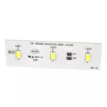 Светодиодная панель для холодильника, сменный модуль светодиодной ленты для холодильника ZBE2350HCA DC12V SWBX02B