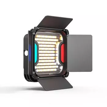 Светодиодная панель видеосвета BAFANG BF-30W для фотосъемки, заполняющий свет 2500K-9000K, регулируемая яркость CRI95+, встроенный чёрный