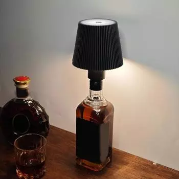 Светодиодная подсветка для бутылок вина Плавная регулировка яркости Энергосберегающая Простая в использовании сенсорная панель управления белый