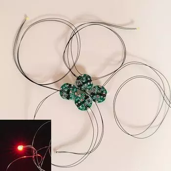 Светодиодная подсветка Lezalic с магнитным выключателем и набором из 4 батареек (CR927-совместимый) беспроводная ультра маленькая модель пластиковая модель фигурка